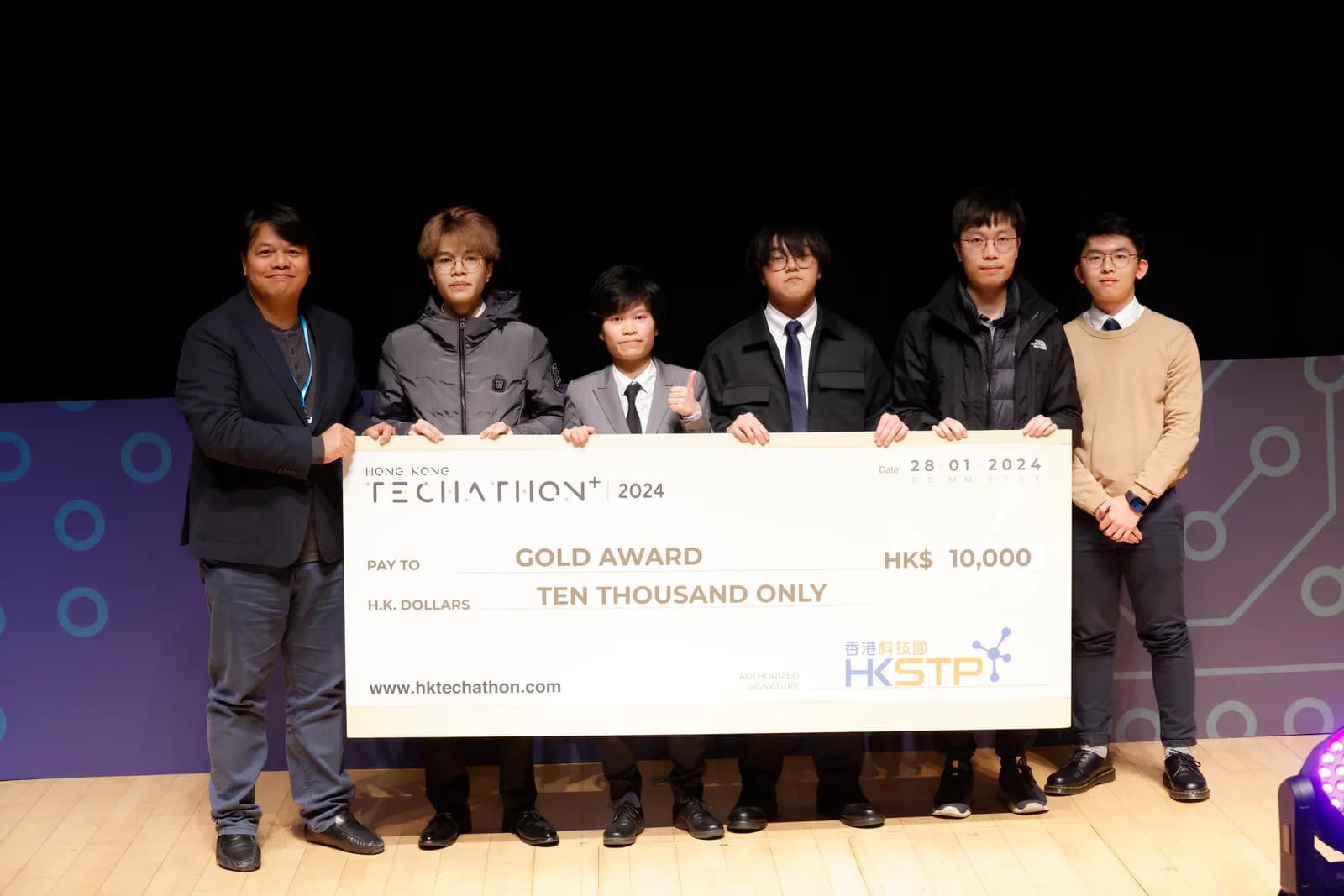 The Gold Award in HK Techathon+ 2024